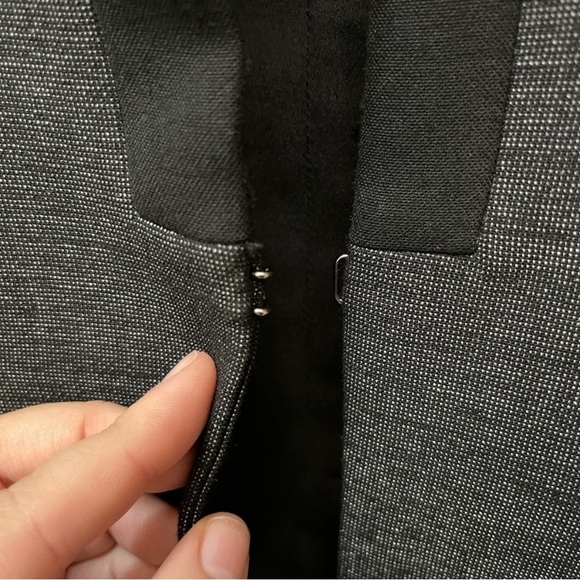 BCBGMaxAzria Lawson Boyfriend Tailored Oversize Tuxedo Black Blazer Jacket XS - Picture 11 of 13